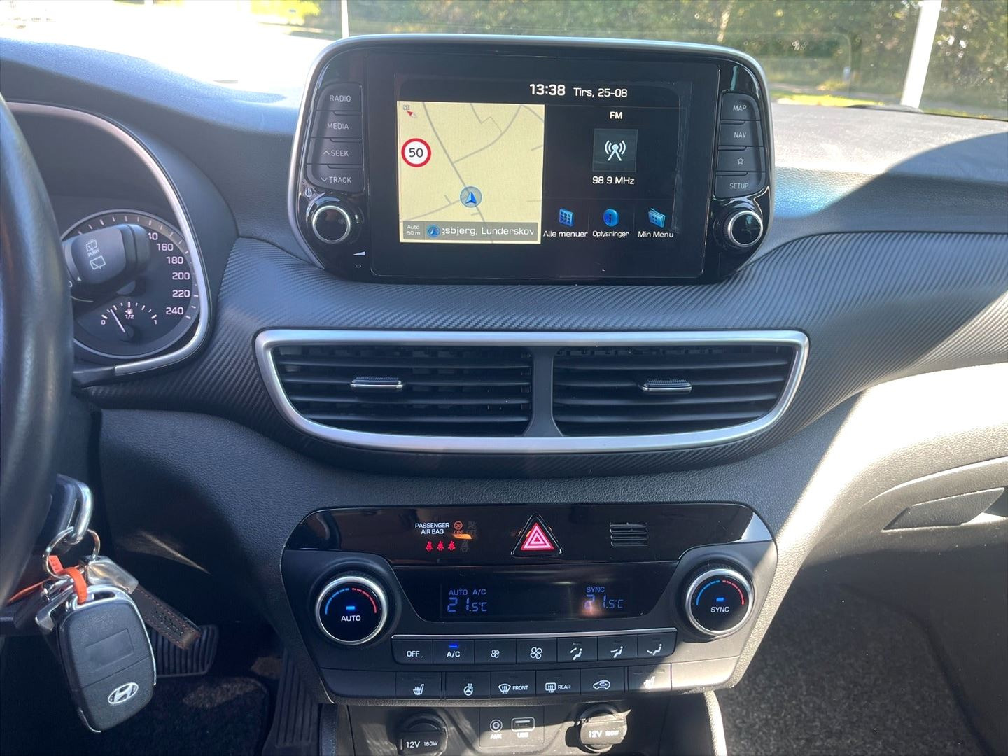 Hvid Hyundai Tucson fra 2020