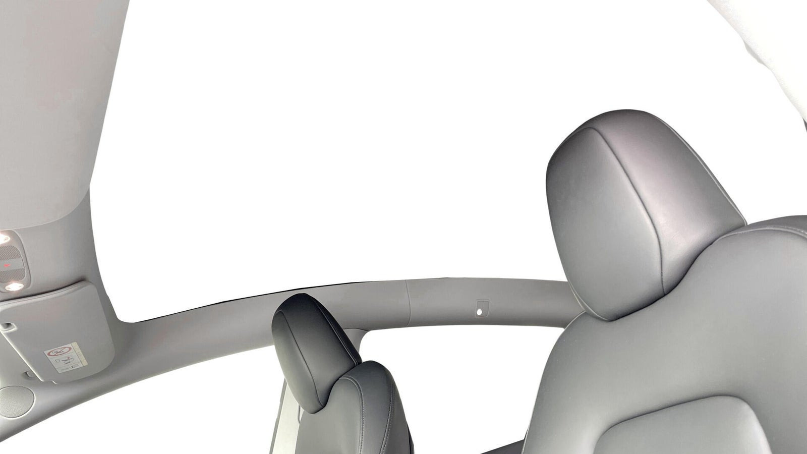 Hvid Tesla Model Y fra 2024