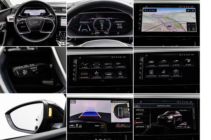 Sort Audi e-tron fra 2022