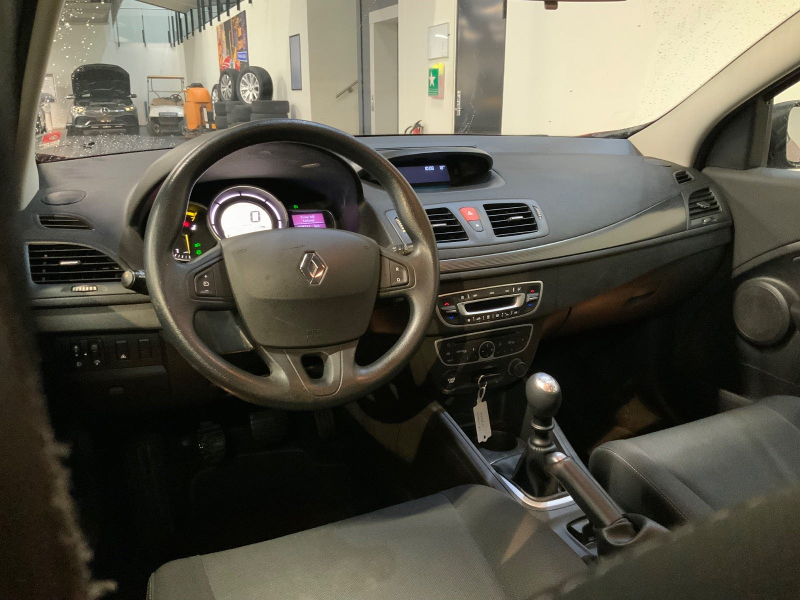 Rød Renault Megane III fra 2010