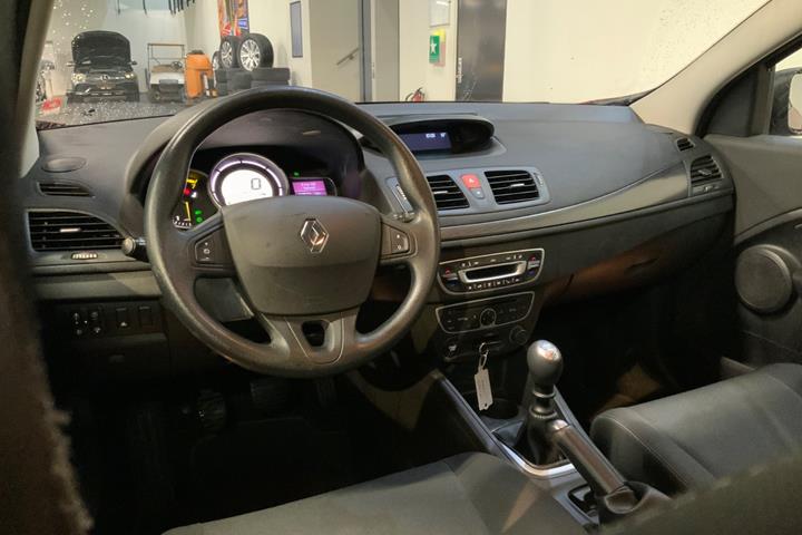 Rød Renault Megane III fra 2010