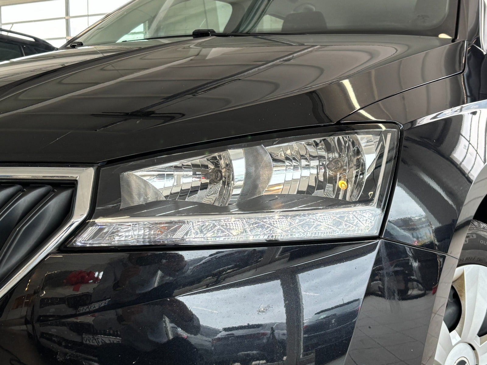 Sort Skoda Fabia fra 2019