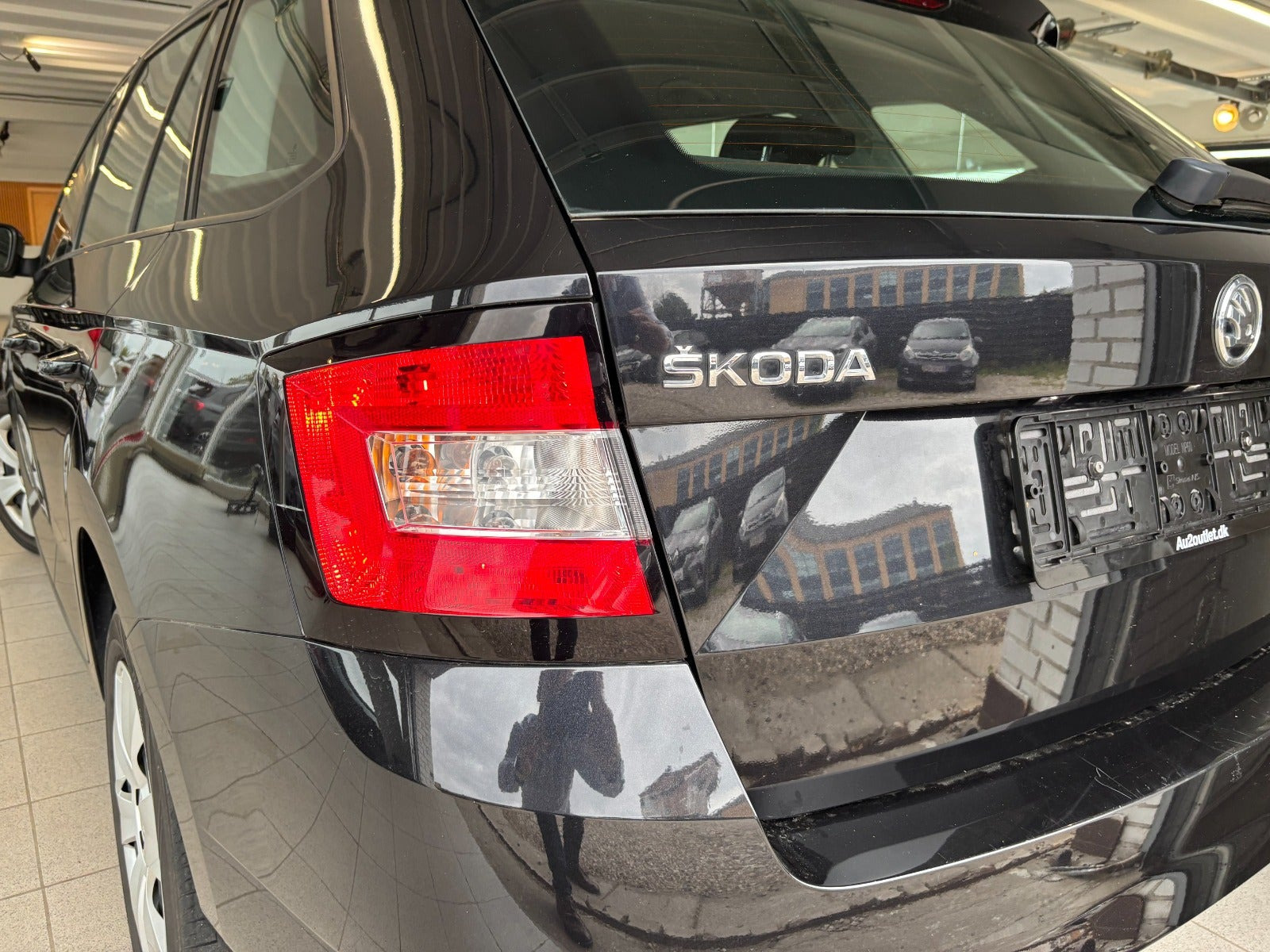 Sort Skoda Fabia fra 2019