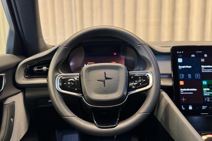 Blå Polestar 2 fra 2023