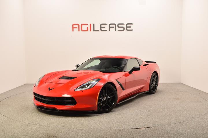 Rød Chevrolet Corvette fra 2014
