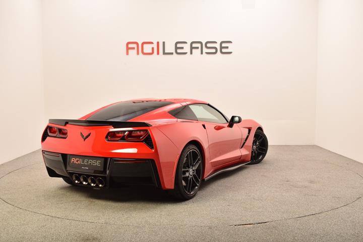 Rød Chevrolet Corvette fra 2014