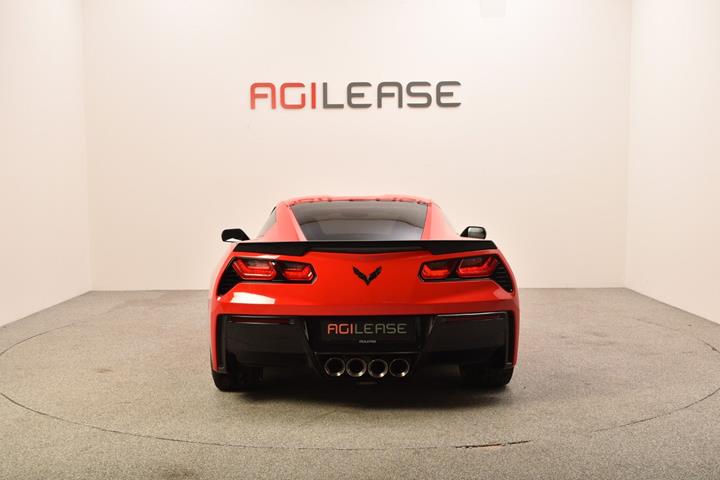 Rød Chevrolet Corvette fra 2014