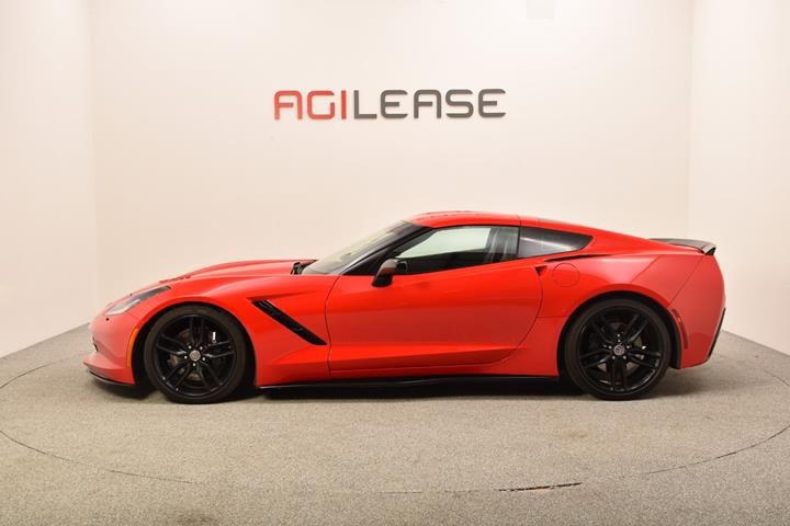 Rød Chevrolet Corvette fra 2014