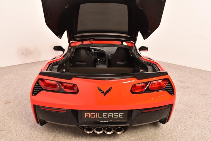 Rød Chevrolet Corvette fra 2014