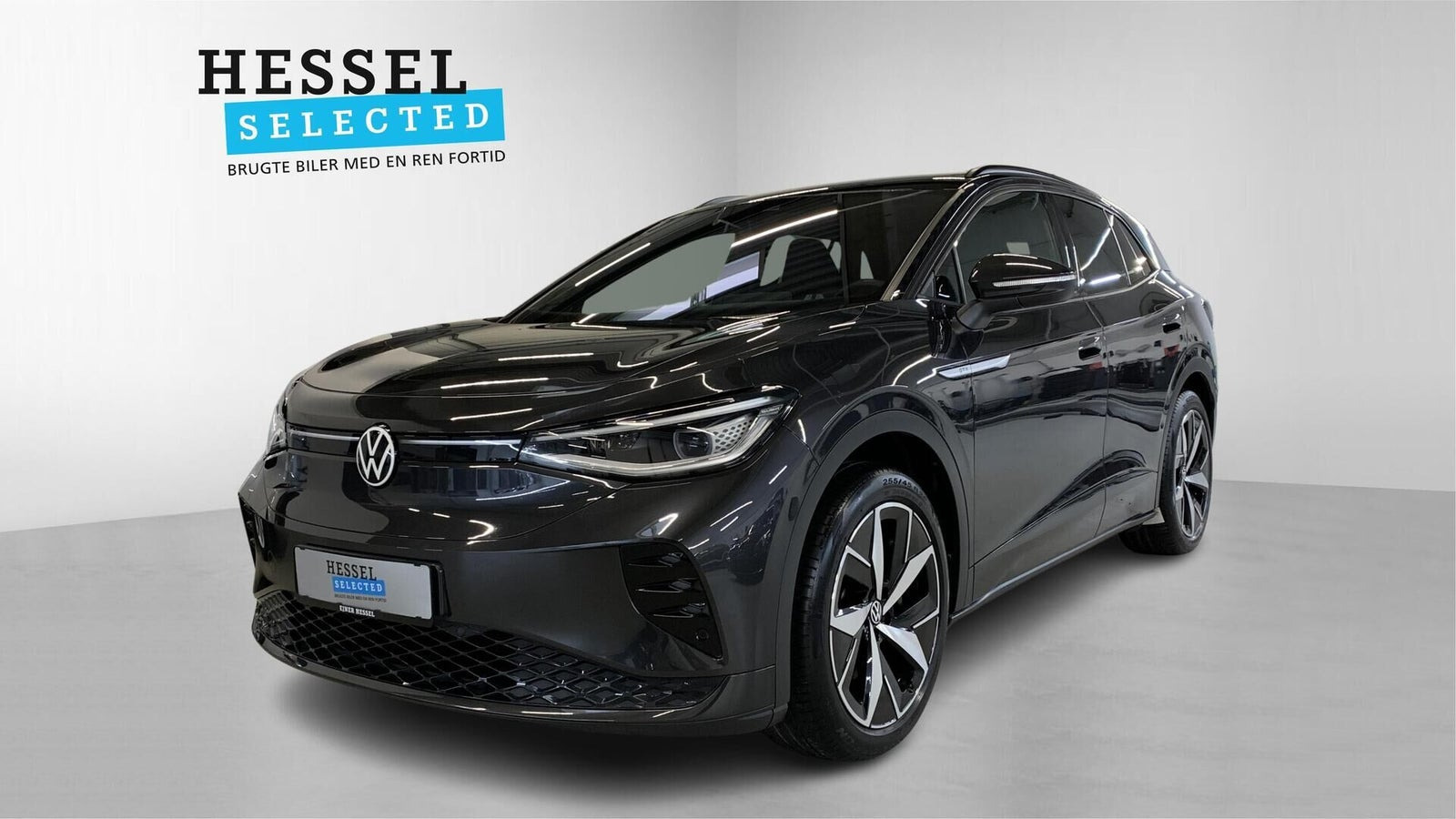 Sort VW ID.4 fra 2022 set udefra