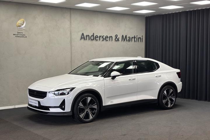 Hvid Polestar 2 fra 2023