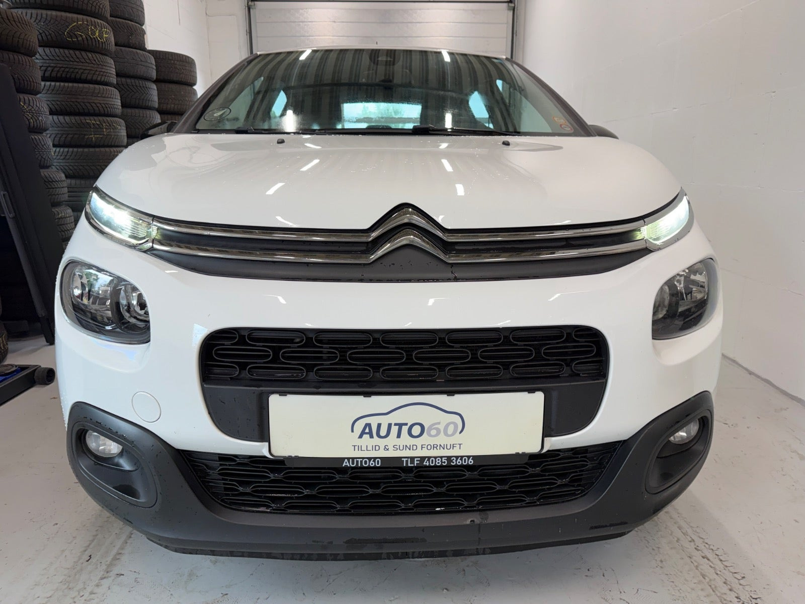 Hvid Citroën C3 fra 2018