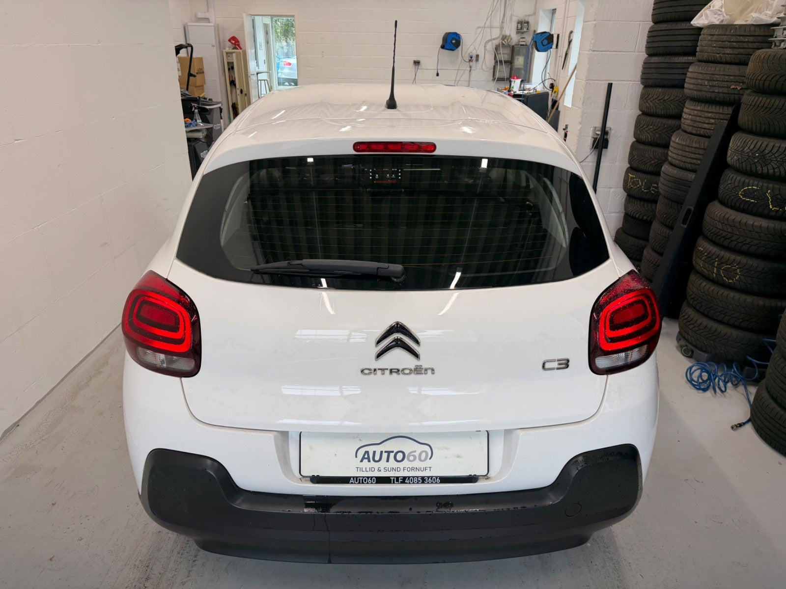 Hvid Citroën C3 fra 2018