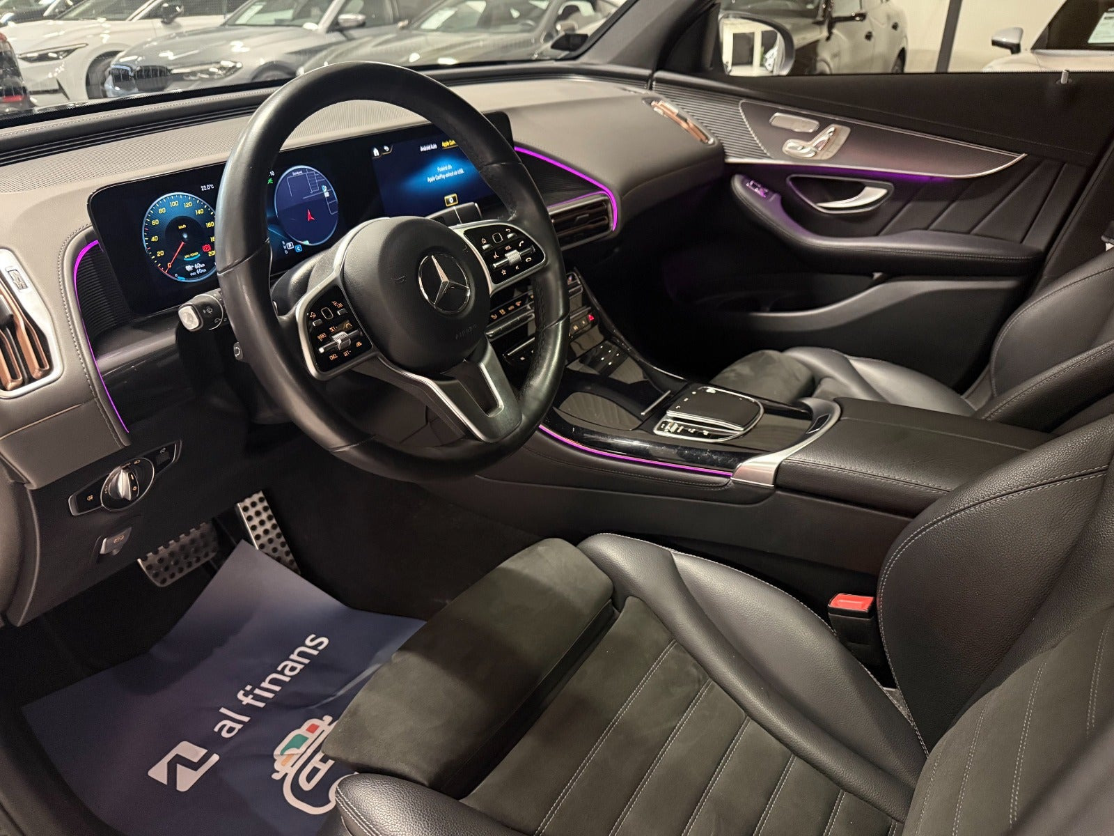 Sort Mercedes EQC400 fra 2021