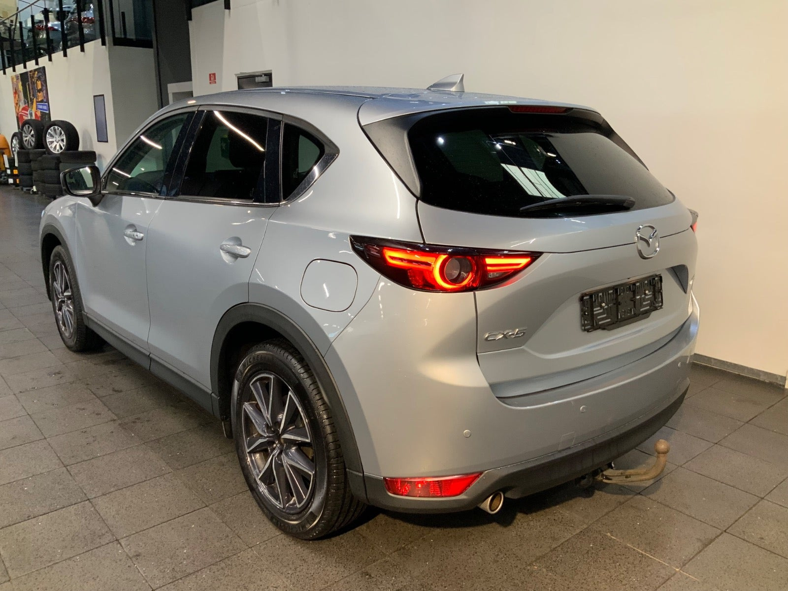 Sølv Mazda CX-5 fra 2018