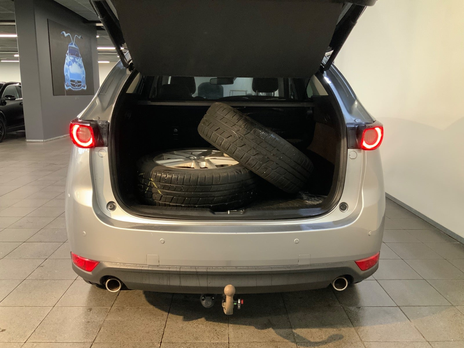 Sølv Mazda CX-5 fra 2018