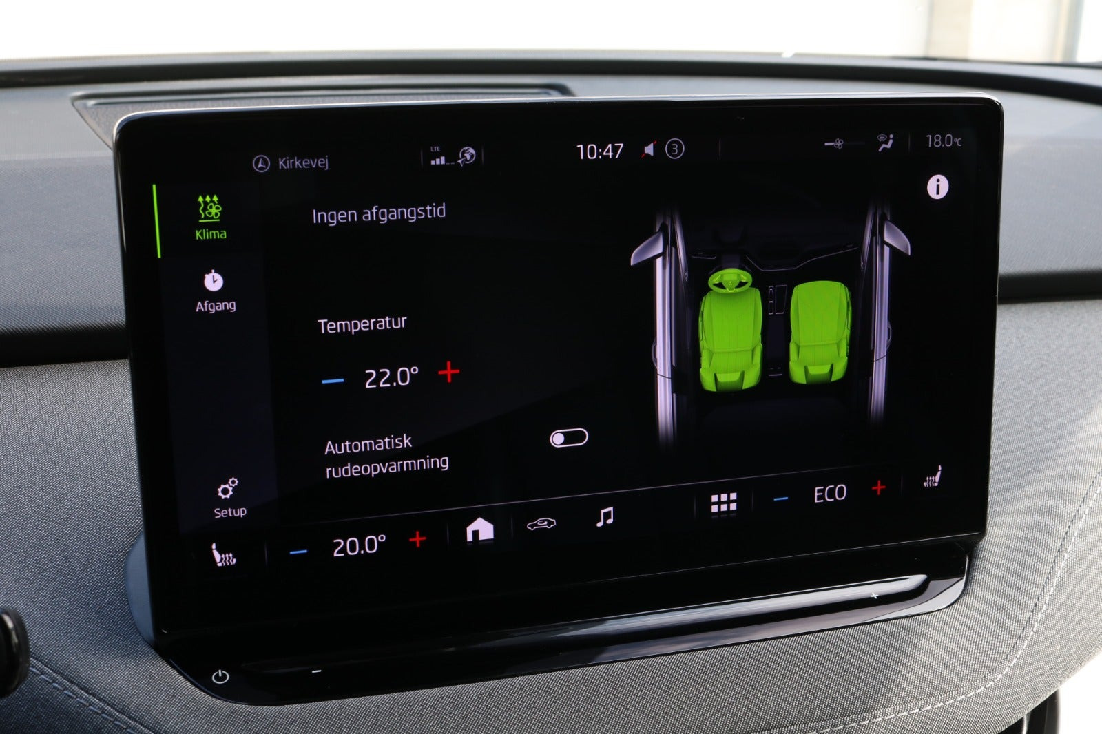Sort Skoda Enyaq fra 2023