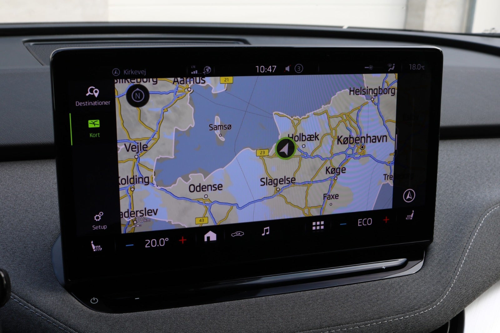 Sort Skoda Enyaq fra 2023