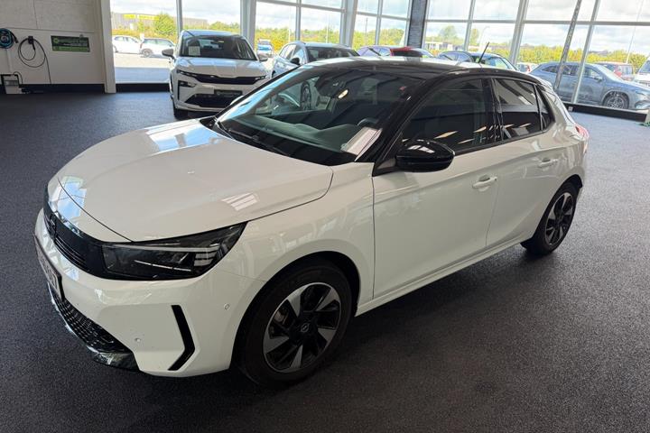 Gul Opel Corsa-e fra 2023