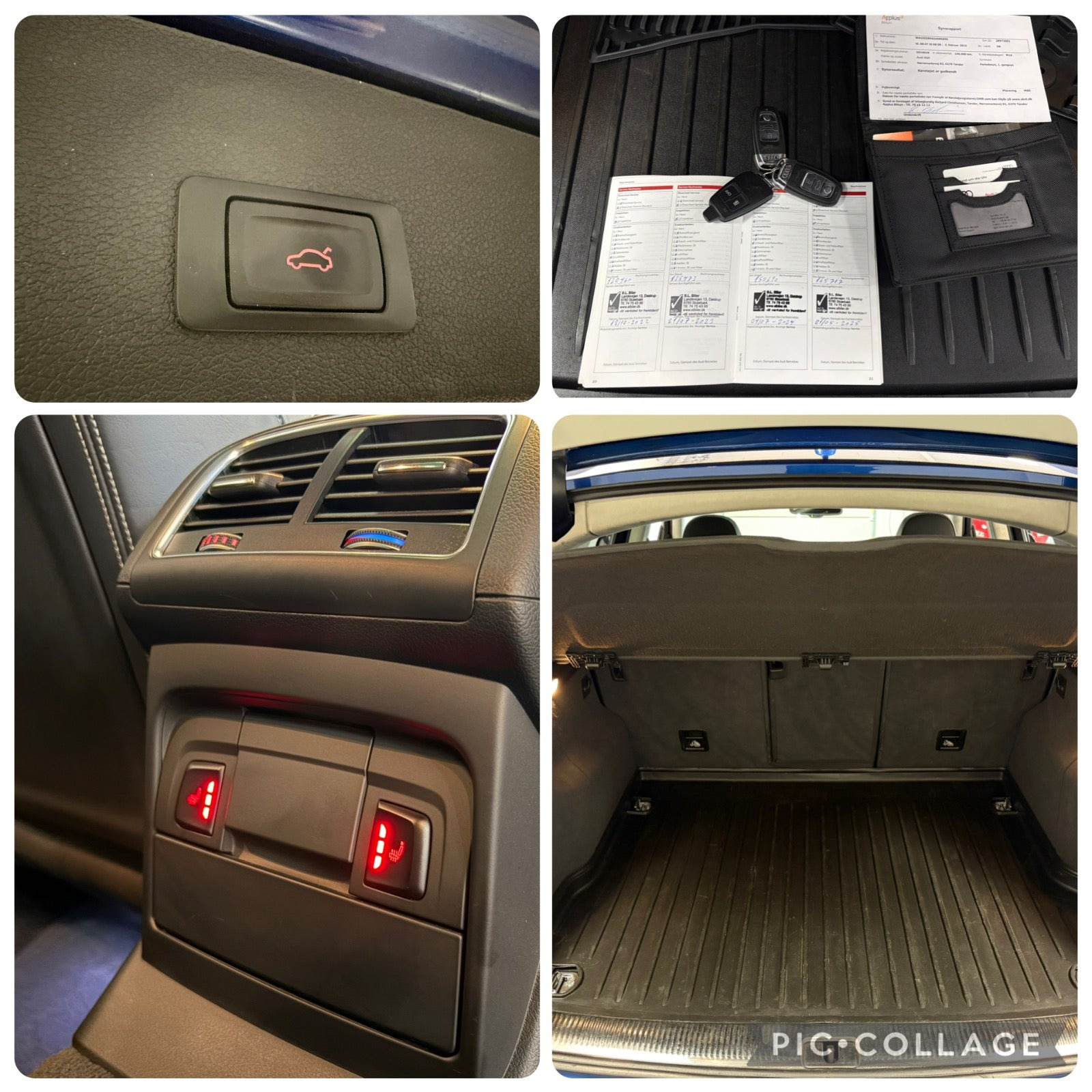 Blå Audi SQ5 fra 2016