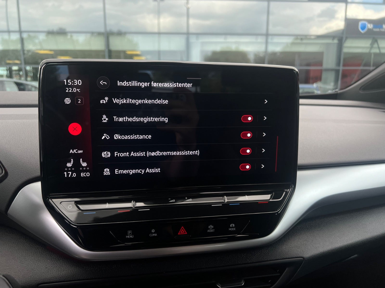 Grå VW ID.4 fra 2023