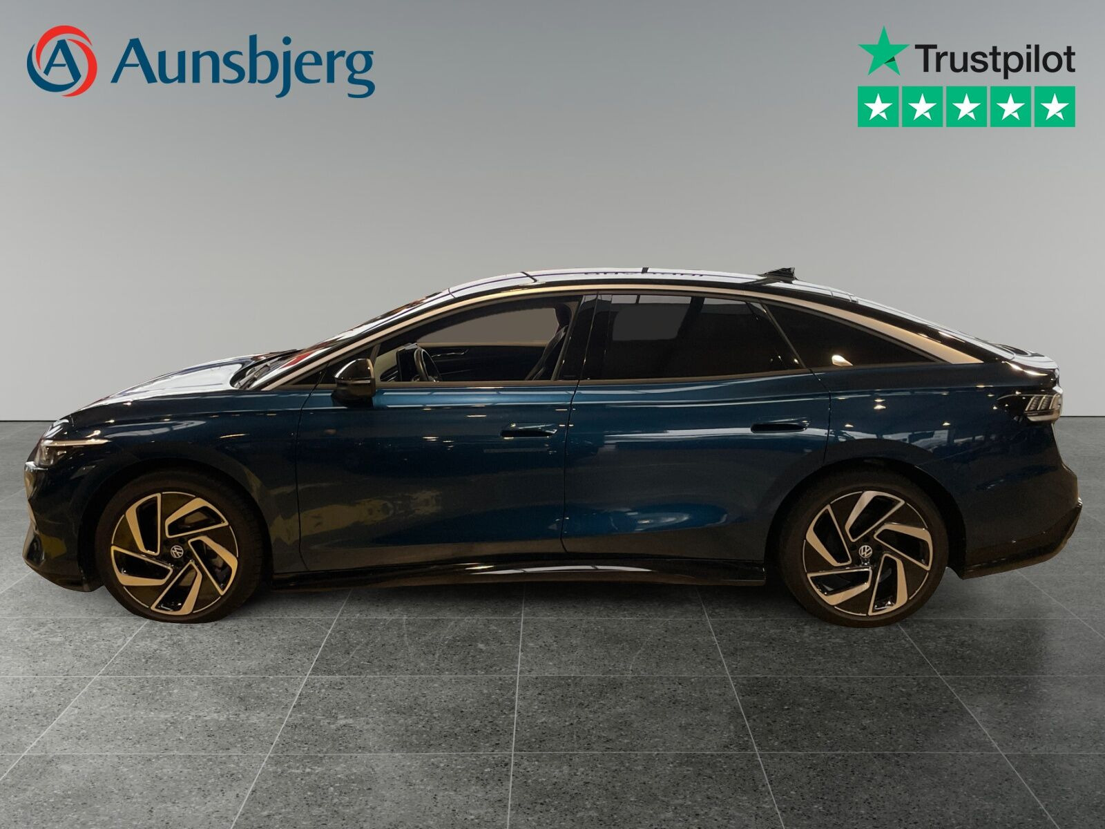 Blå VW ID.7 fra 2025
