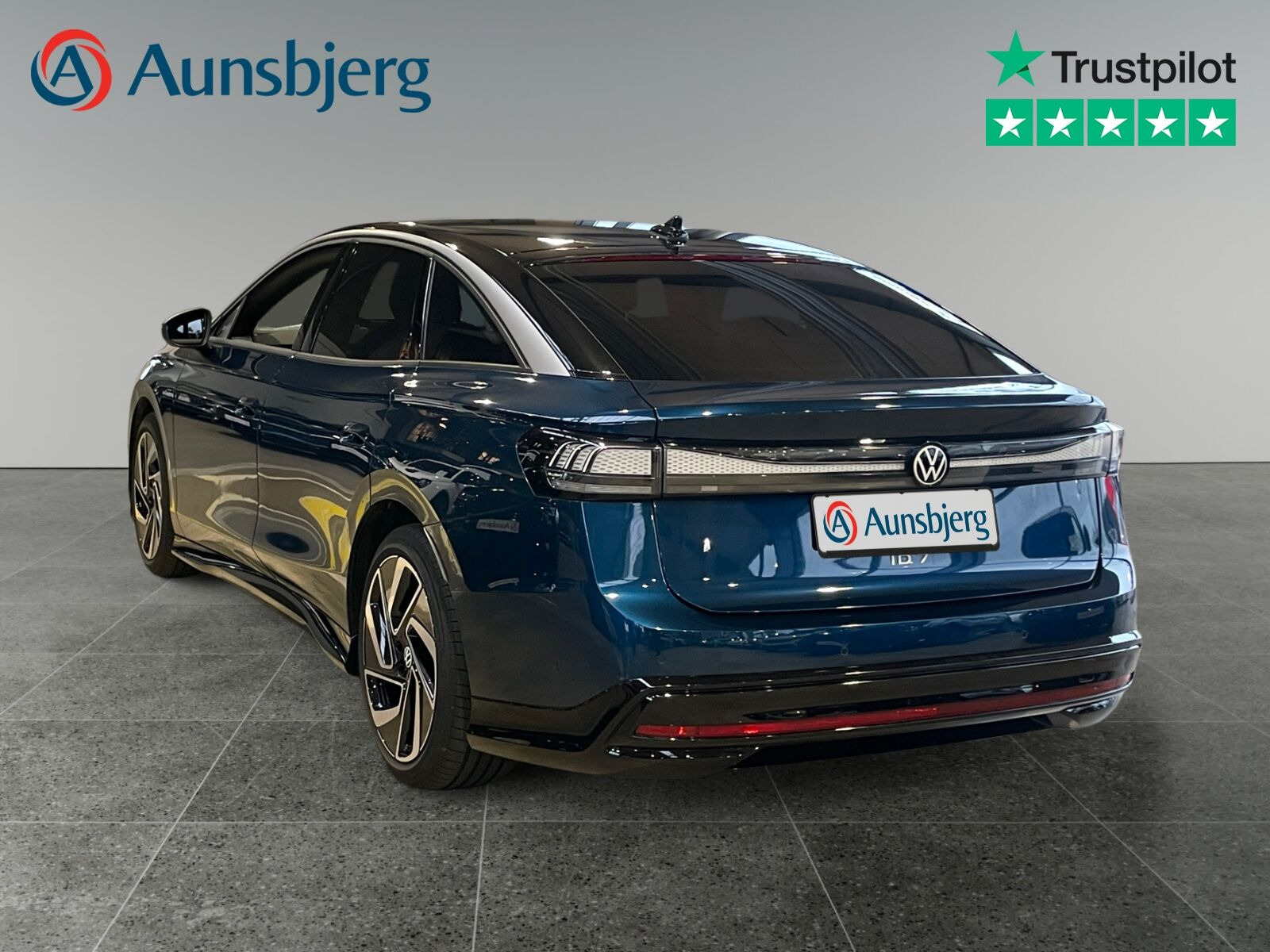 Blå VW ID.7 fra 2025