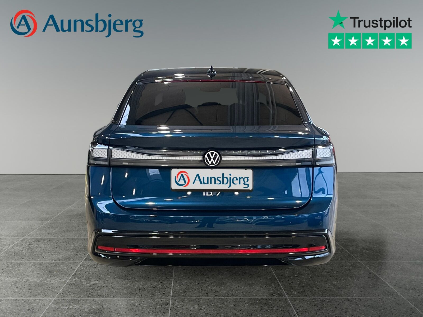 Blå VW ID.7 fra 2025