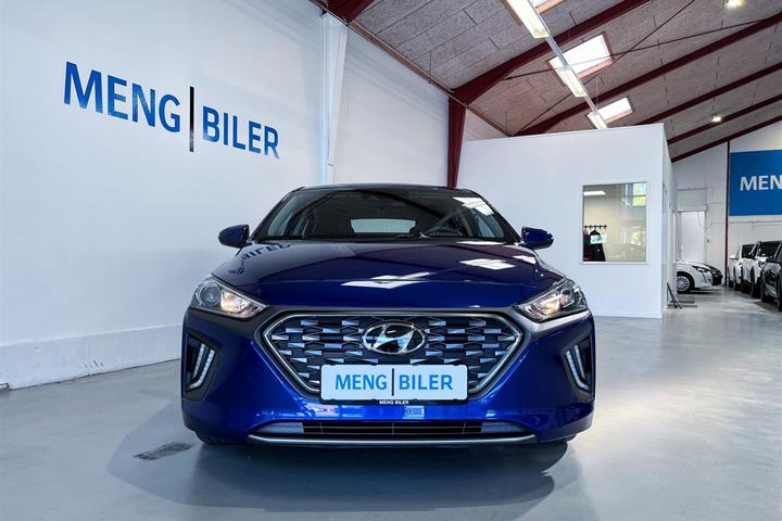 Blå Hyundai Ioniq fra 2020