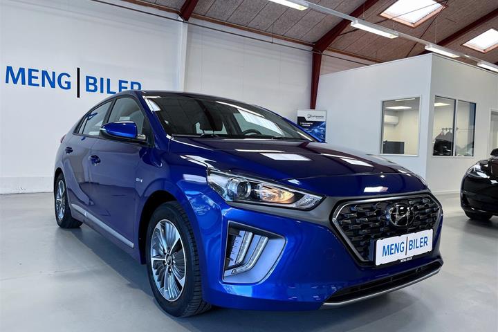 Blå Hyundai Ioniq fra 2020