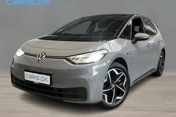 Grå VW ID.3 fra 2022 set udefra