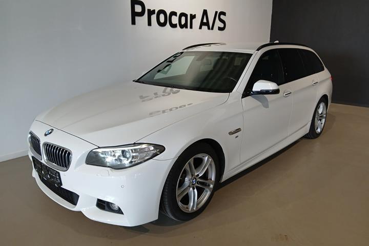 Hvid BMW 520d fra 2016
