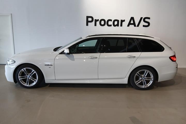 Hvid BMW 520d fra 2016