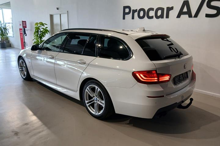 Hvid BMW 520d fra 2016