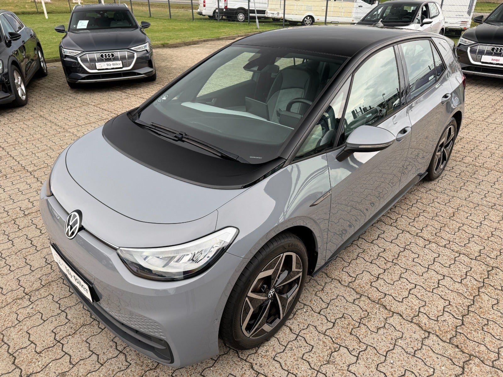 Grå VW ID.3 fra 2023