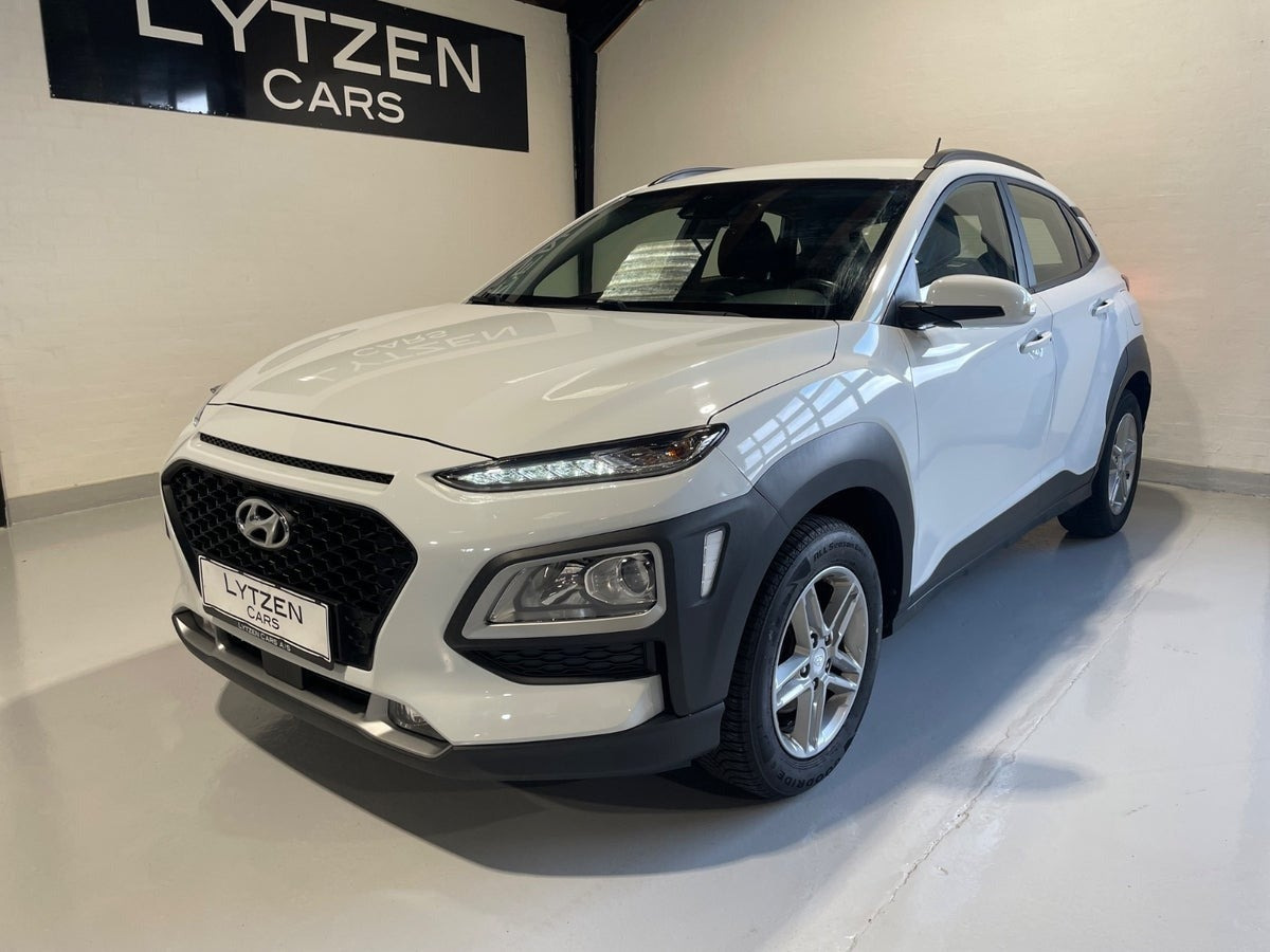 Hvid Hyundai Kona fra 2020