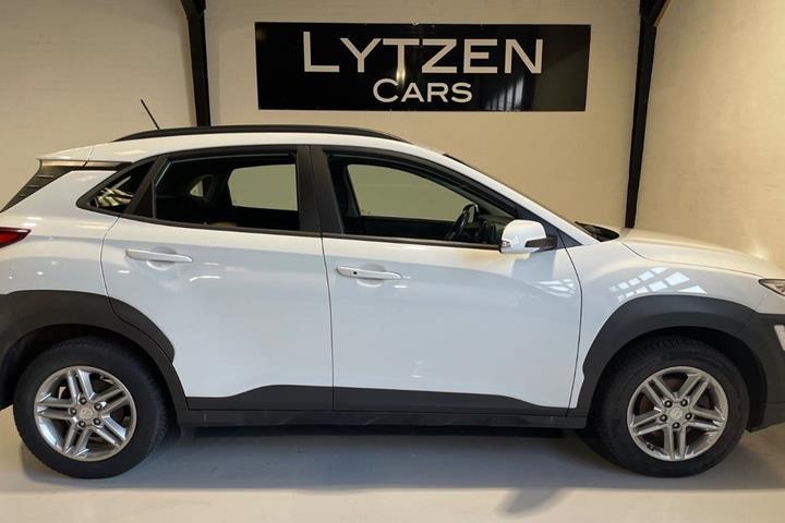 Hvid Hyundai Kona fra 2020