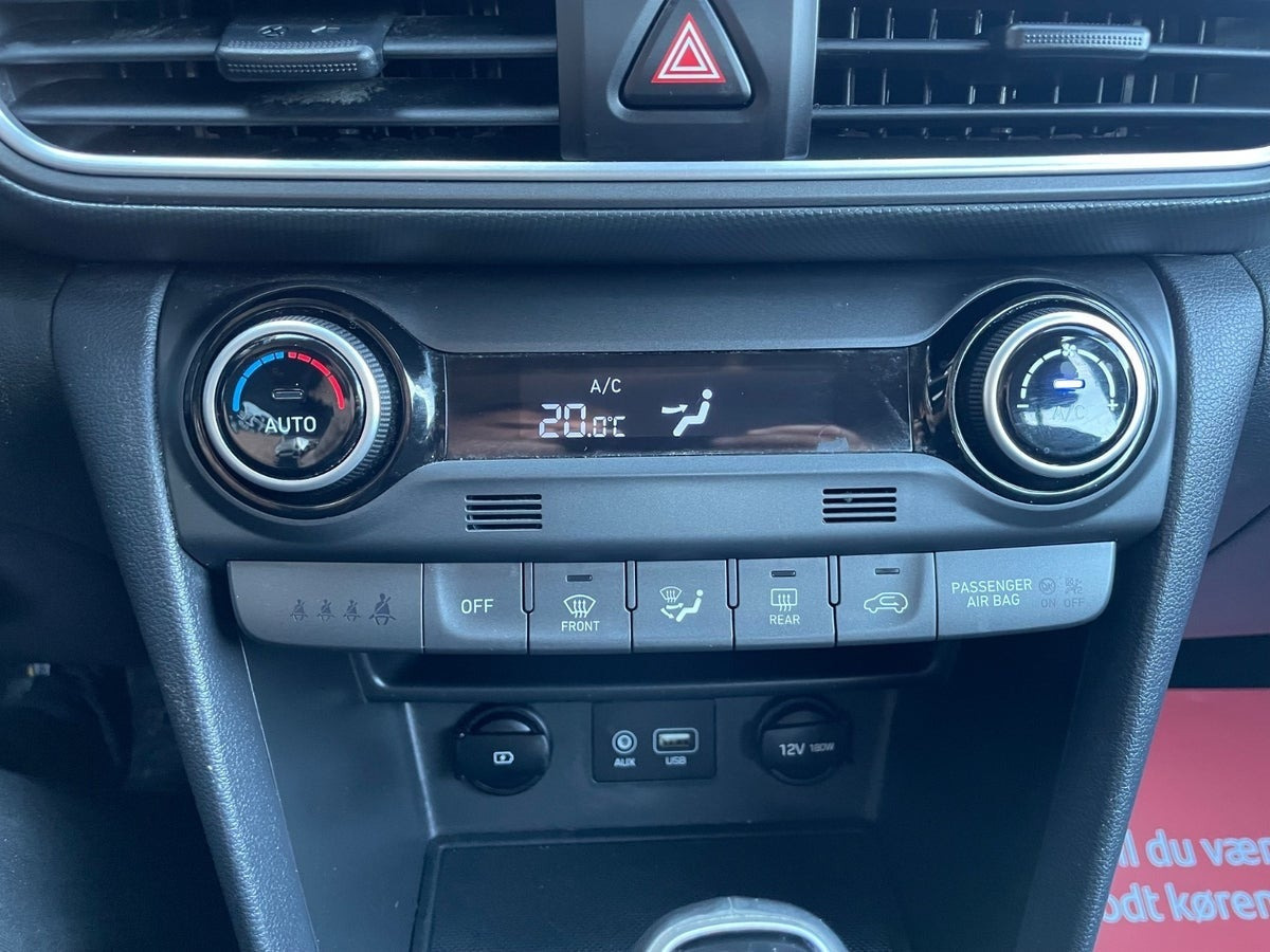 Hvid Hyundai Kona fra 2020
