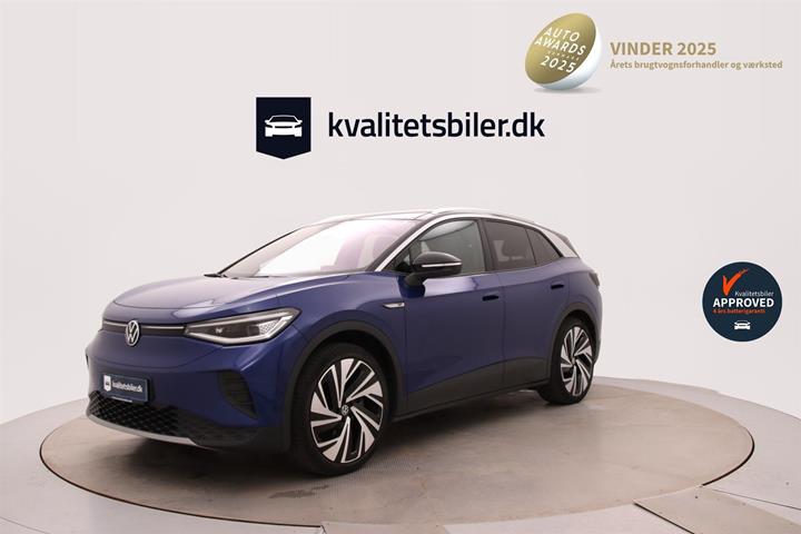 Blå VW ID.4 fra 2021
