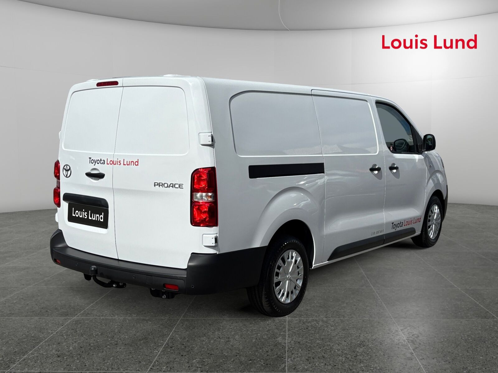 Hvid Toyota ProAce fra 2026