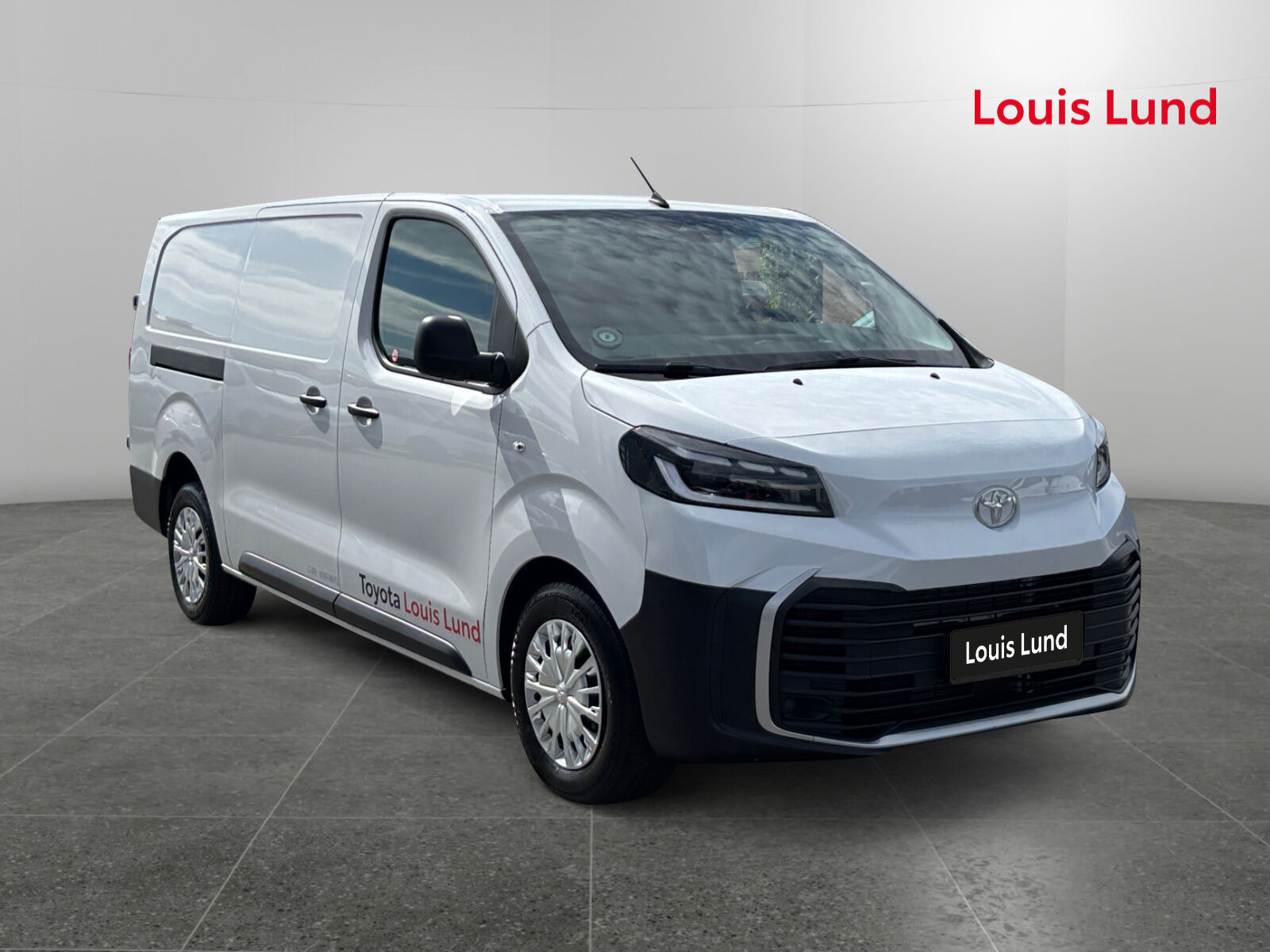 Hvid Toyota ProAce fra 2026