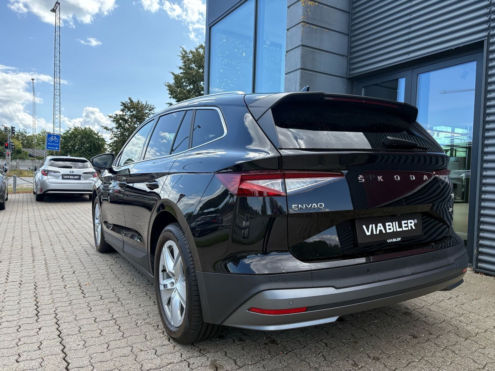 Sort Skoda Enyaq iV fra 2022