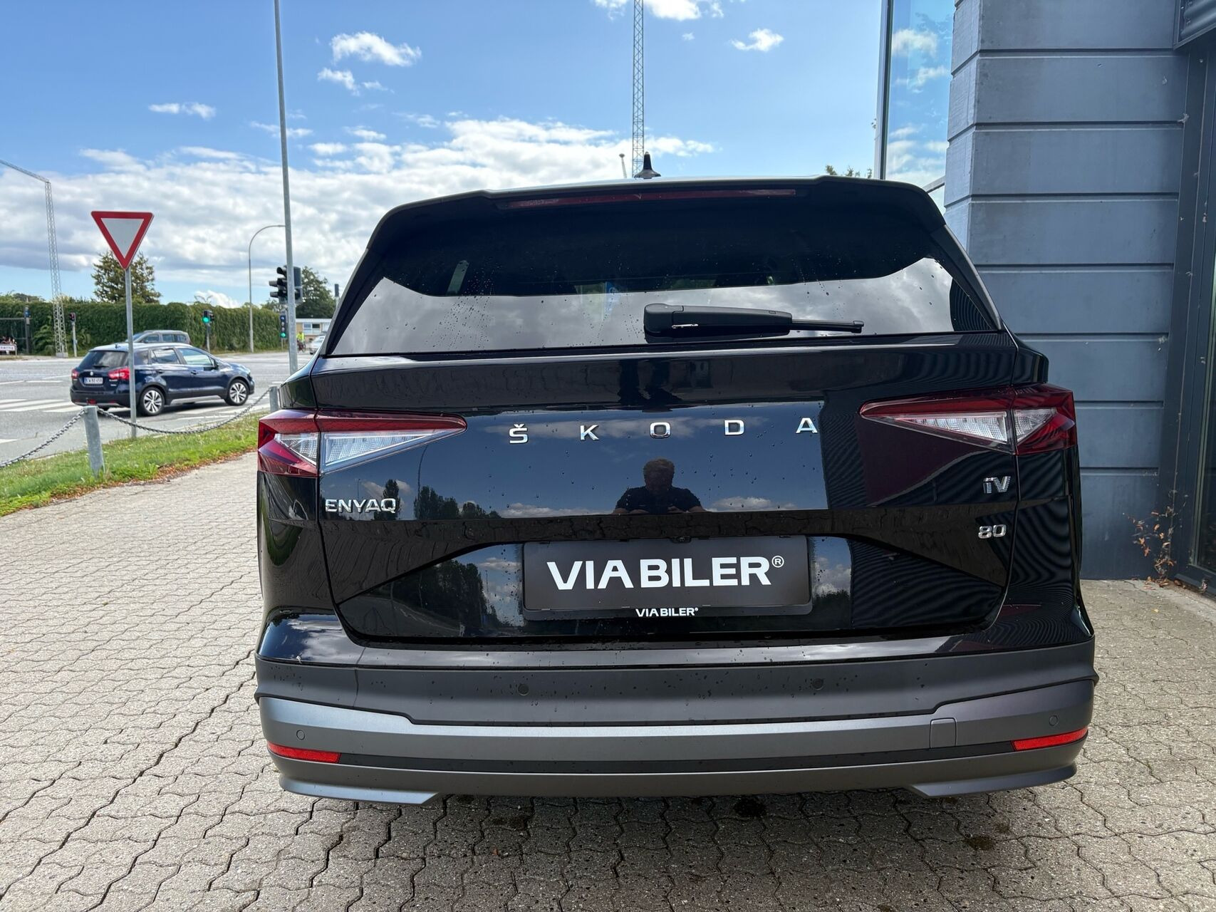Sort Skoda Enyaq iV fra 2022