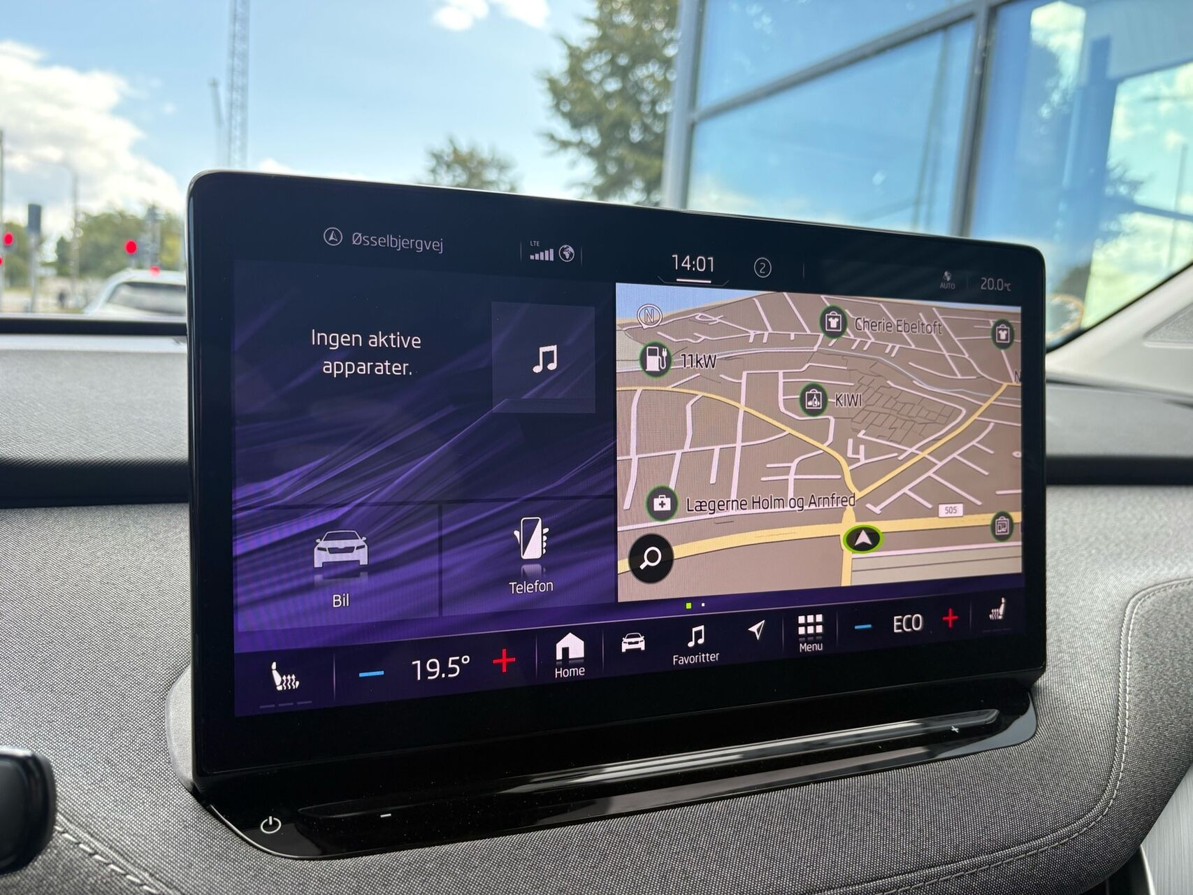 Sort Skoda Enyaq iV fra 2022