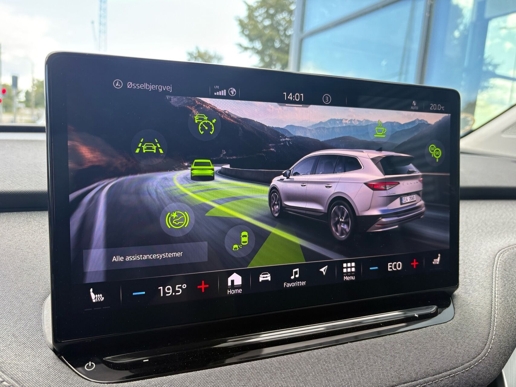 Sort Skoda Enyaq iV fra 2022