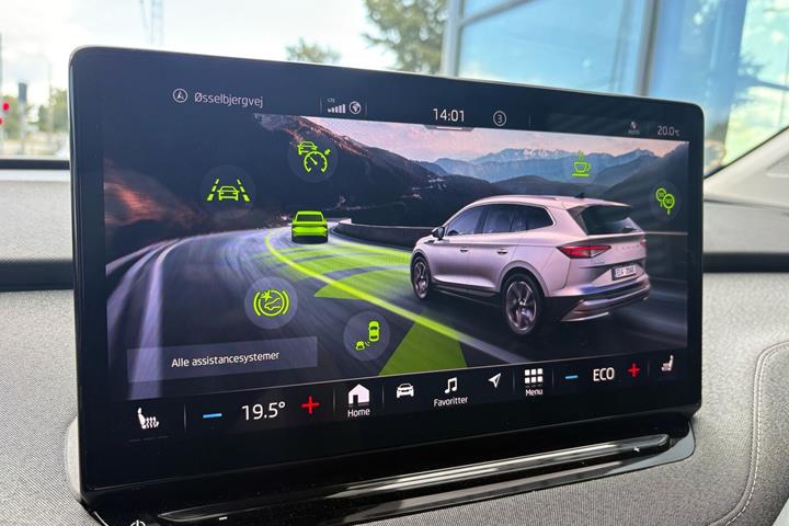 Sort Skoda Enyaq iV fra 2022