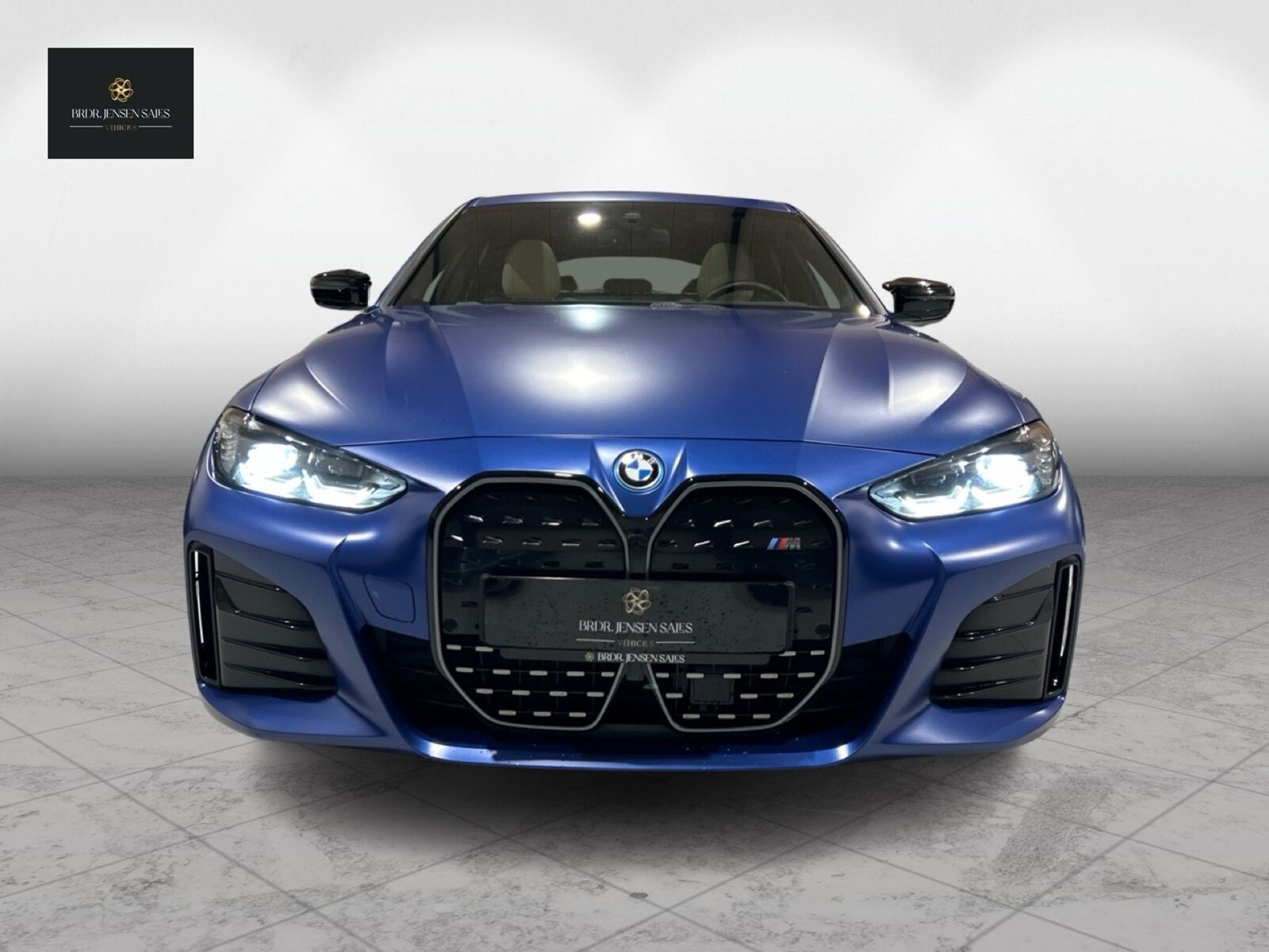 Blå BMW i4 fra 2023