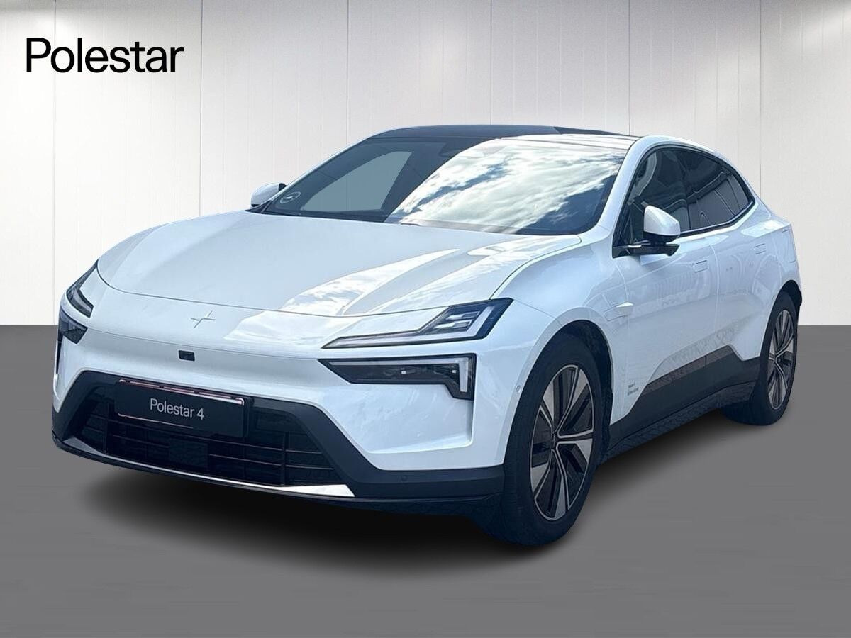 Hvid Polestar 4 fra 2026