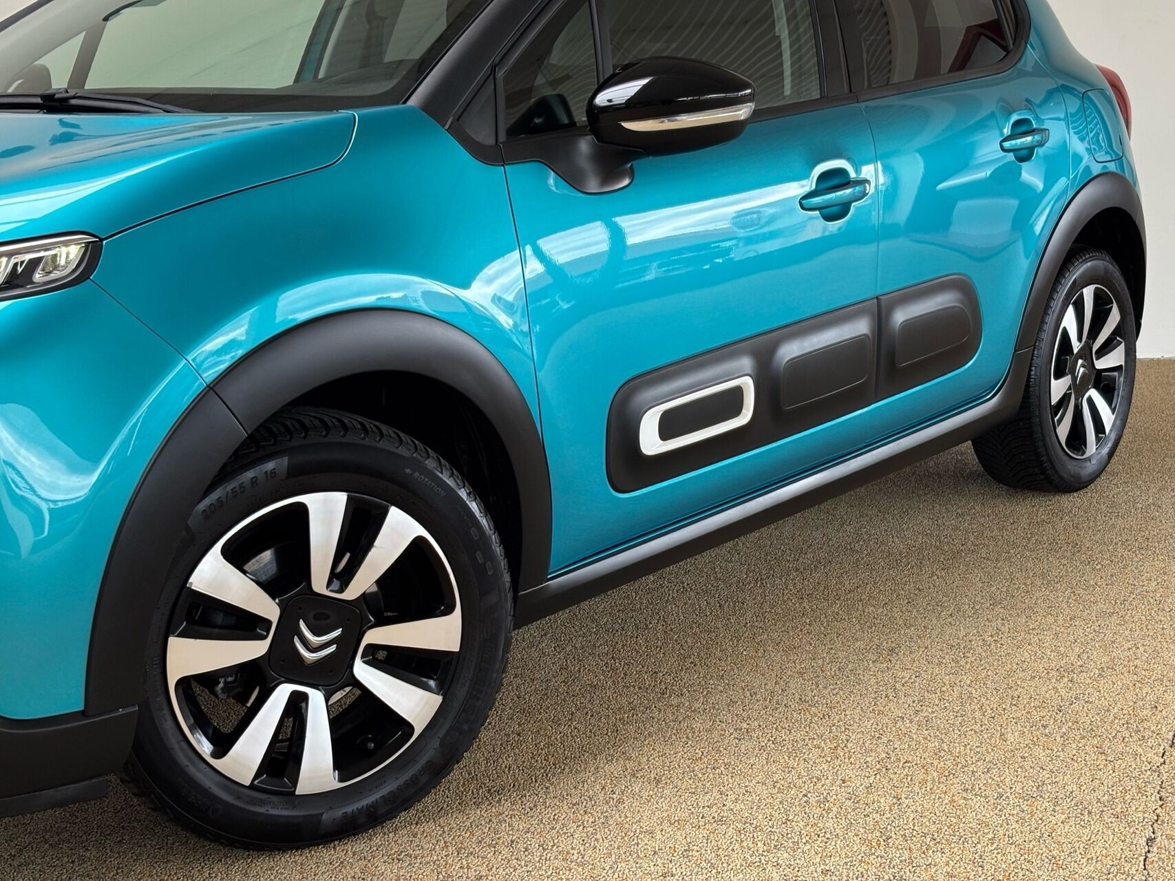 Turquoise Citroën C3 fra 2021