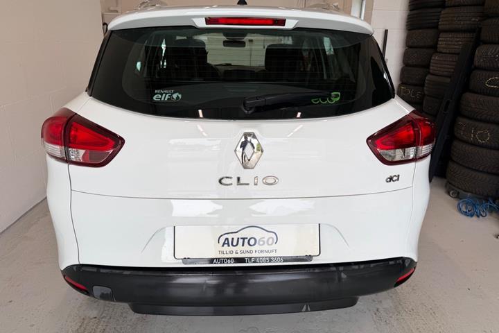 Hvid Renault Clio IV fra 2017